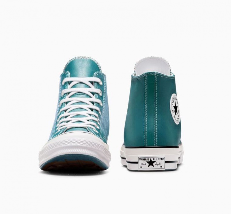 Tenis Converse Chuck 70 Surplus Leather Altos Mujer Turquesa | COLOMBIA P6718K