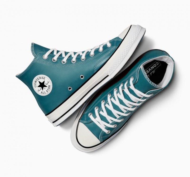 Tenis Converse Chuck 70 Surplus Leather Altos Mujer Turquesa | COLOMBIA P6718K