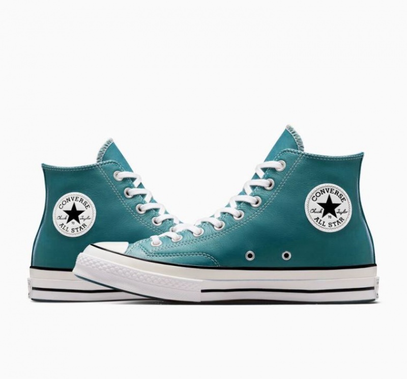 Tenis Converse Chuck 70 Surplus Leather Altos Mujer Turquesa | COLOMBIA P6718K