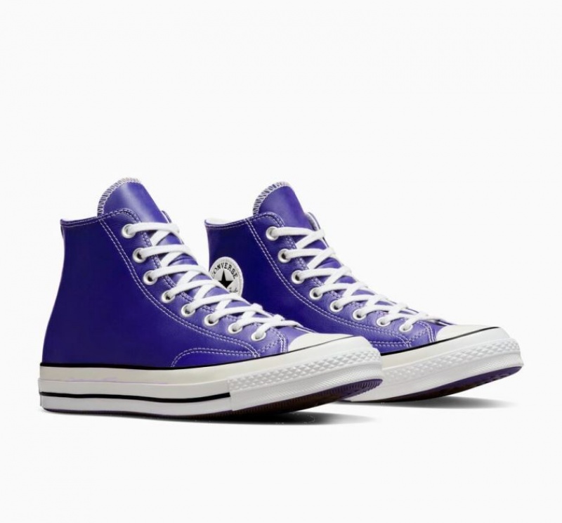 Tenis Converse Chuck 70 Surplus Leather Altos Mujer Azules | COLOMBIA B7541C