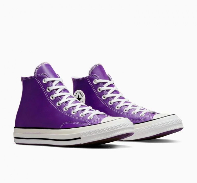 Tenis Converse Chuck 70 Surplus Leather Altos Mujer Moradas | COLOMBIA V6025W