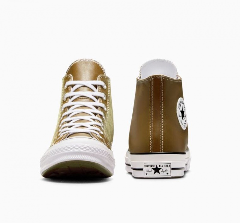 Tenis Converse Chuck 70 Surplus Leather Altos Mujer Verde Oliva | COLOMBIA G9482F