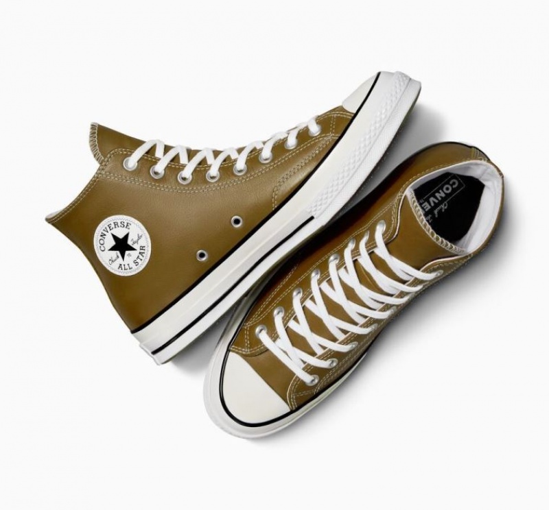 Tenis Converse Chuck 70 Surplus Leather Altos Mujer Verde Oliva | COLOMBIA G9482F