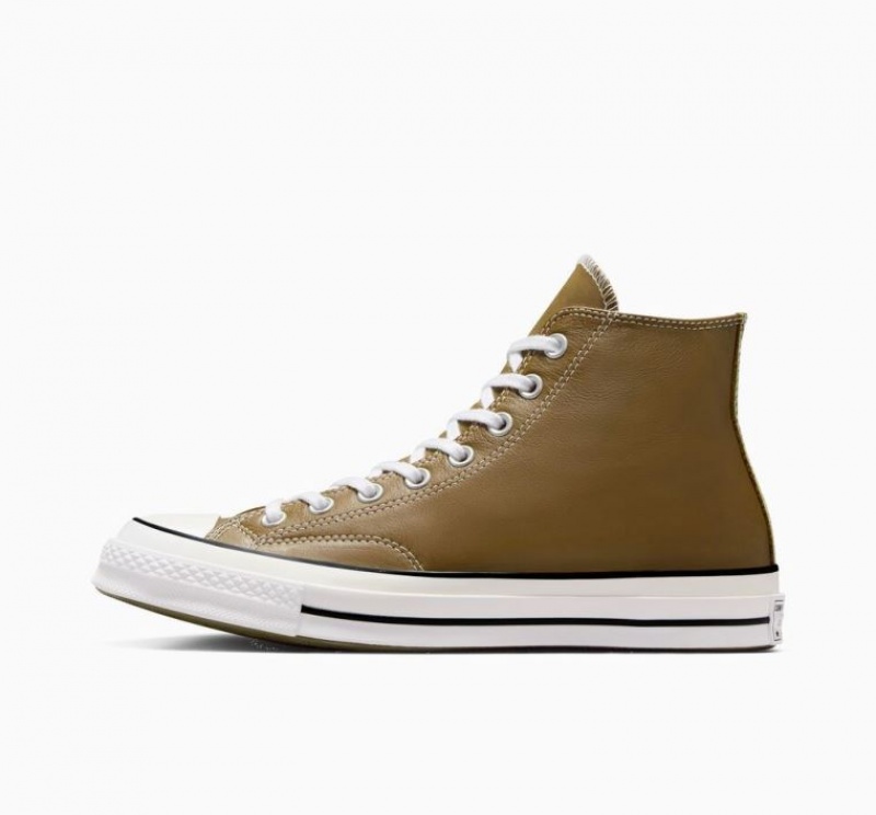 Tenis Converse Chuck 70 Surplus Leather Altos Mujer Verde Oliva | COLOMBIA G9482F