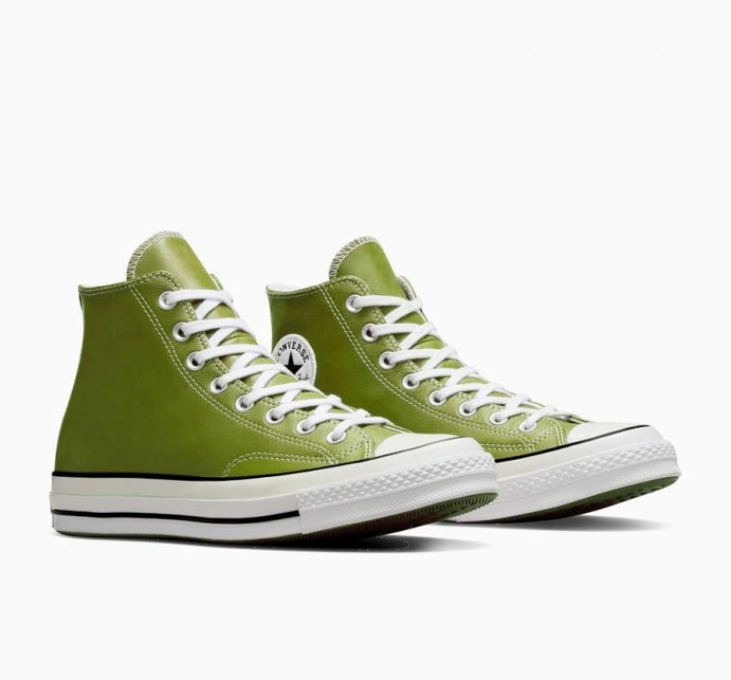 Tenis Converse Chuck 70 Surplus Leather Altos Mujer Verde | COLOMBIA L6903Q