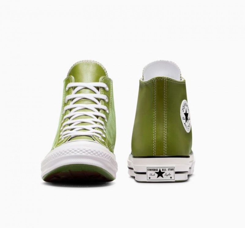 Tenis Converse Chuck 70 Surplus Leather Altos Mujer Verde | COLOMBIA L6903Q