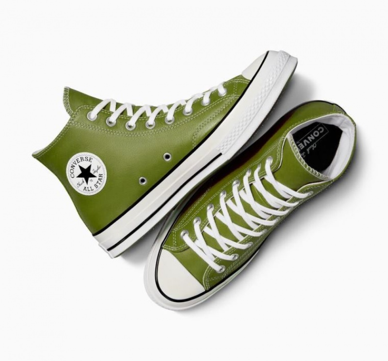 Tenis Converse Chuck 70 Surplus Leather Altos Mujer Verde | COLOMBIA L6903Q