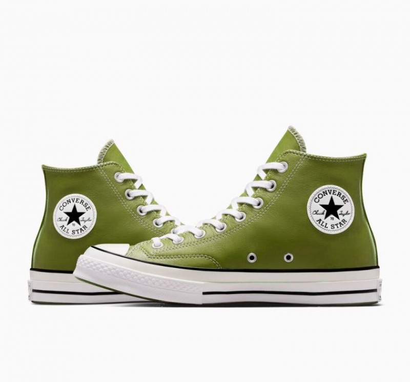 Tenis Converse Chuck 70 Surplus Leather Altos Mujer Verde | COLOMBIA L6903Q