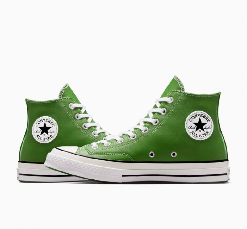 Tenis Converse Chuck 70 Surplus Leather Altos Mujer Verde | COLOMBIA N2693C