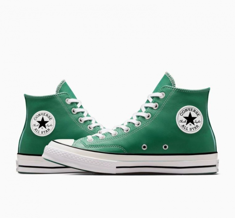 Tenis Converse Chuck 70 Surplus Leather Altos Mujer Verde | COLOMBIA R8123S