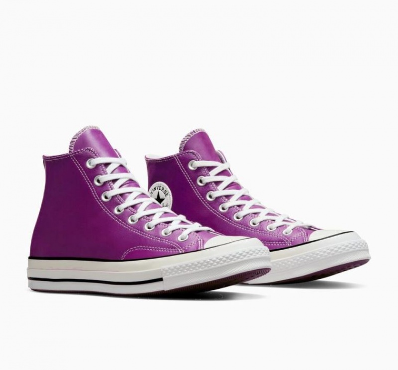 Tenis Converse Chuck 70 Surplus Leather Altos Hombre Moradas | COLOMBIA S6870W