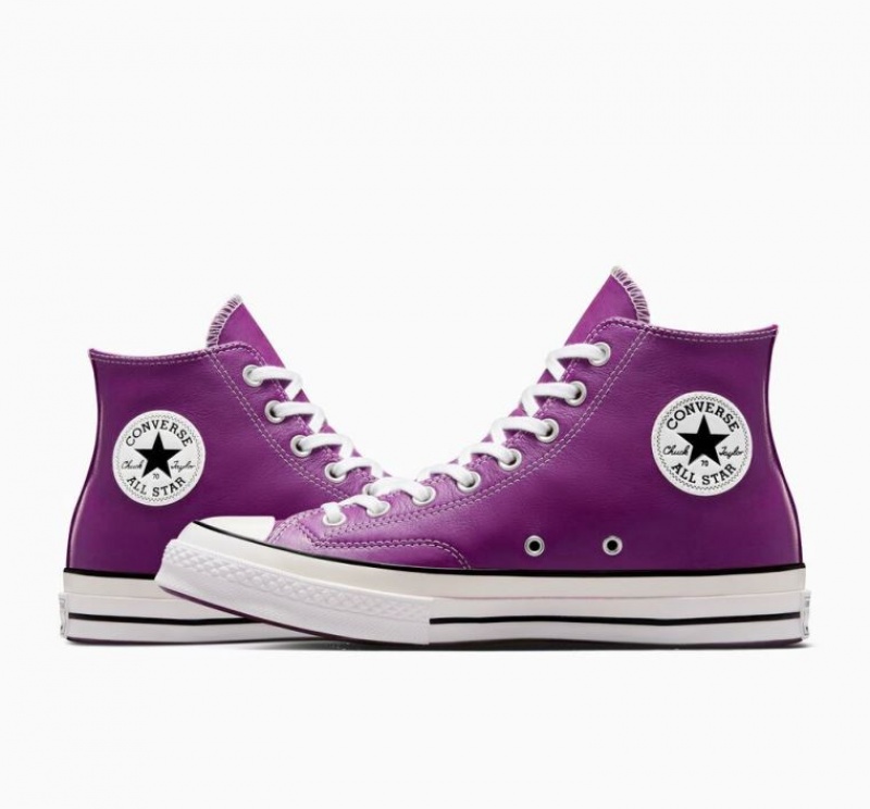 Tenis Converse Chuck 70 Surplus Leather Altos Hombre Moradas | COLOMBIA S6870W