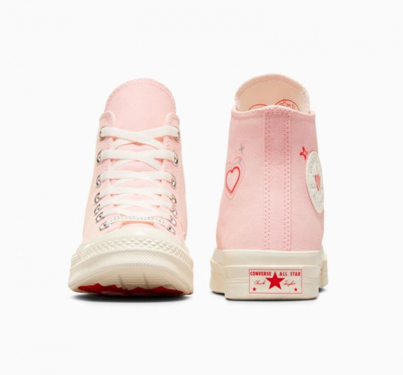 Tenis Converse Chuck 70 Y2K Heart Altos Mujer Rosas | COLOMBIA R4357Q