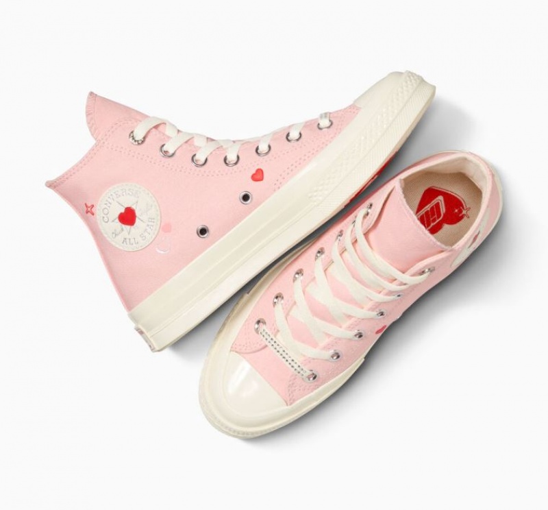 Tenis Converse Chuck 70 Y2K Heart Altos Mujer Rosas | COLOMBIA R4357Q