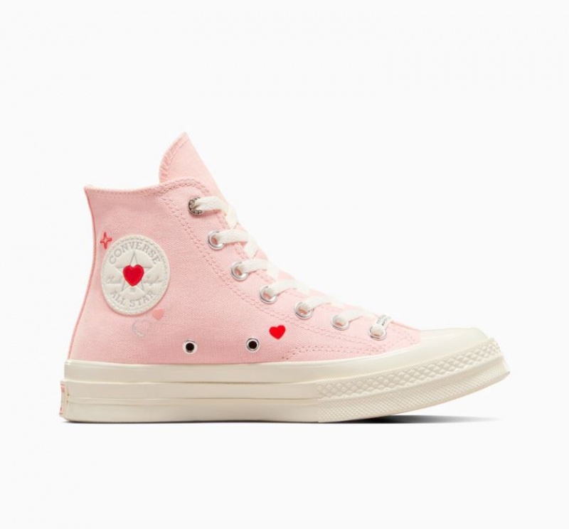 Tenis Converse Chuck 70 Y2K Heart Altos Mujer Rosas | COLOMBIA R4357Q