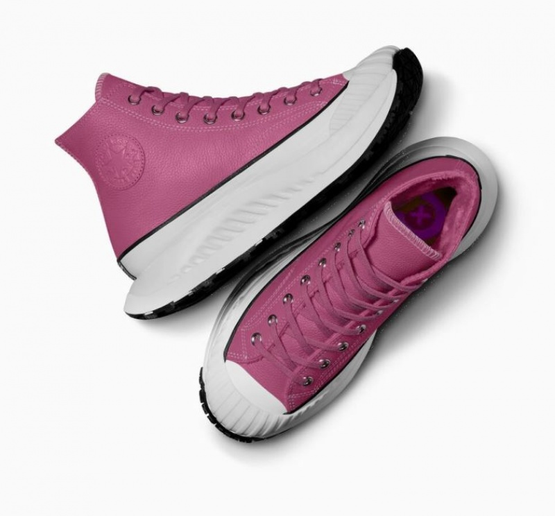 Tenis Converse Chuck Taylor 70 At-cx Leather Altos Mujer Rosas | COLOMBIA K8530A