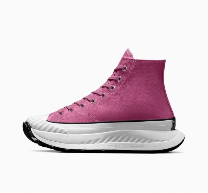 Tenis Converse Chuck Taylor 70 At-cx Leather Altos Mujer Rosas | COLOMBIA K8530A