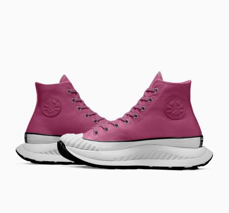 Tenis Converse Chuck Taylor 70 At-cx Leather Altos Mujer Rosas | COLOMBIA K8530A