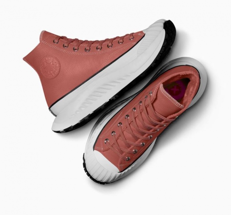 Tenis Converse Chuck Taylor 70 At-cx Leather Altos Mujer Naranjas | COLOMBIA L8120X