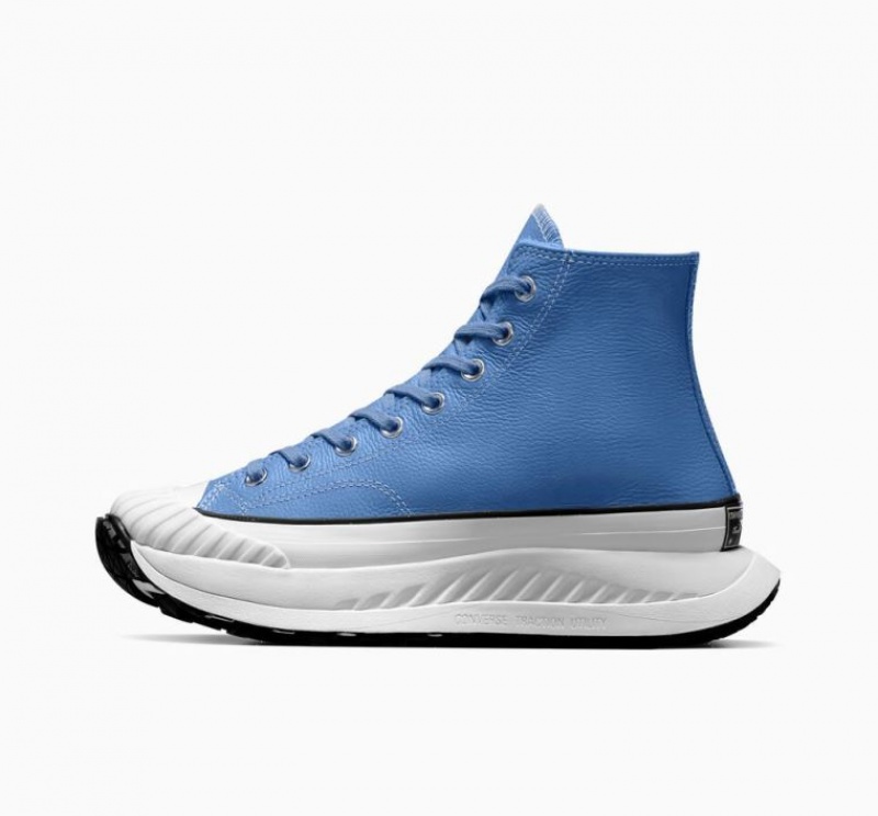 Tenis Converse Chuck Taylor 70 At-cx Leather Altos Hombre Azules | COLOMBIA M8674B