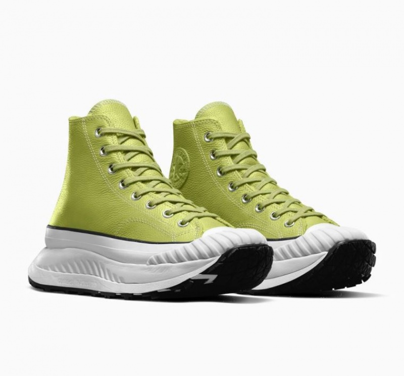 Tenis Converse Chuck Taylor 70 At-cx Leather Altos Hombre Verde Claro | COLOMBIA D4327C