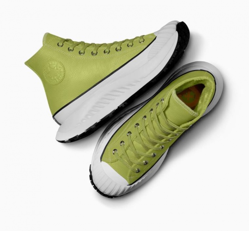 Tenis Converse Chuck Taylor 70 At-cx Leather Altos Hombre Verde Claro | COLOMBIA D4327C