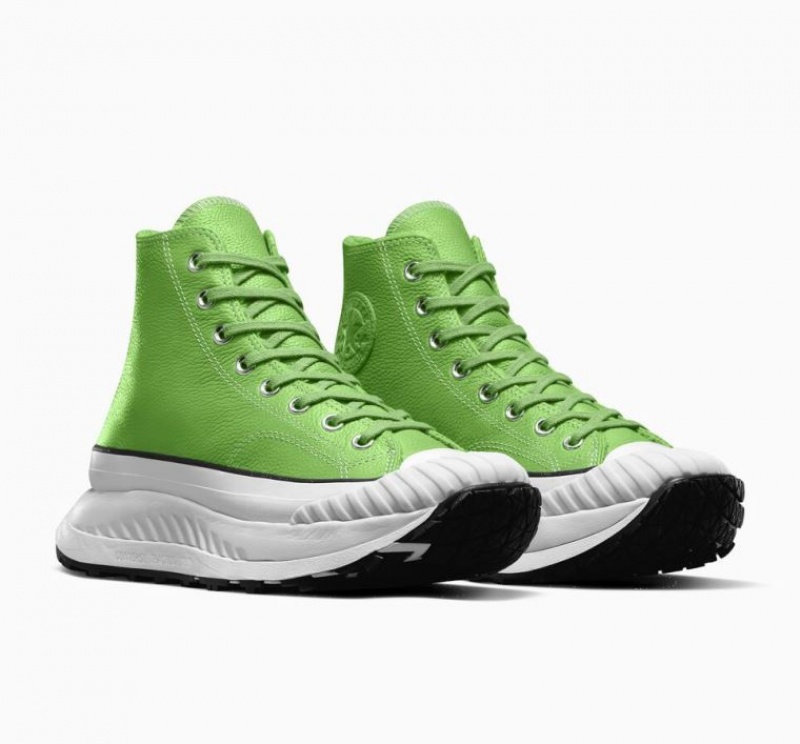 Tenis Converse Chuck Taylor 70 At-cx Leather Altos Hombre Verde Claro | COLOMBIA L8215N