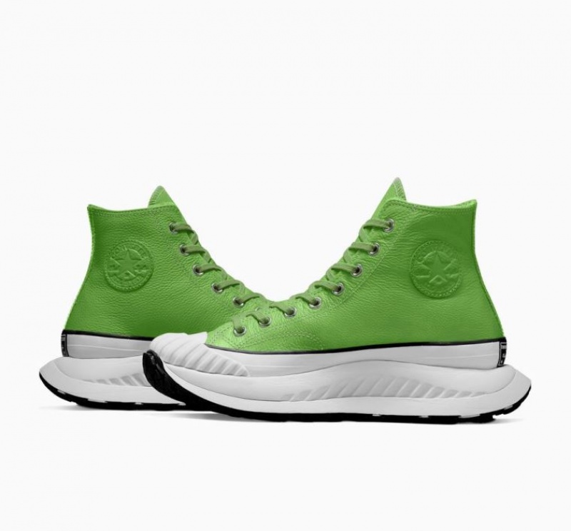 Tenis Converse Chuck Taylor 70 At-cx Leather Altos Hombre Verde Claro | COLOMBIA L8215N