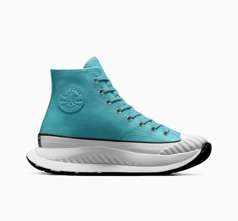 Tenis Converse Chuck Taylor 70 At-cx Leather Altos Hombre Turquesa | COLOMBIA N0184D