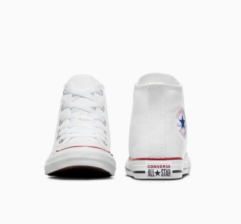 Tenis Converse Chuck Taylor All Star Altos Niños Blancas | COLOMBIA L2795F