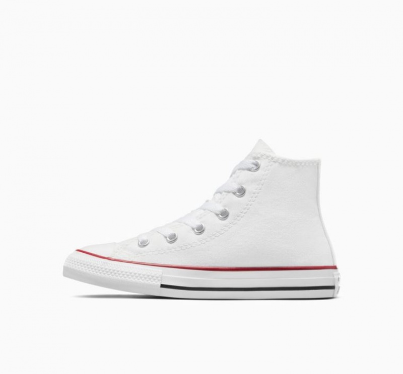 Tenis Converse Chuck Taylor All Star Altos Niños Blancas | COLOMBIA L2795F