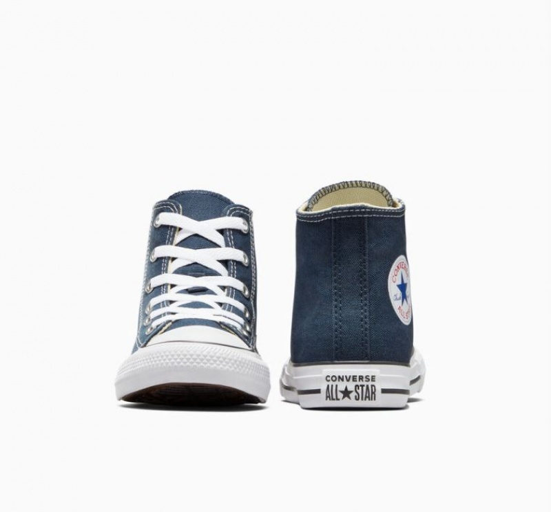 Tenis Converse Chuck Taylor All Star Altos Niños Azul Marino | COLOMBIA Z9031K