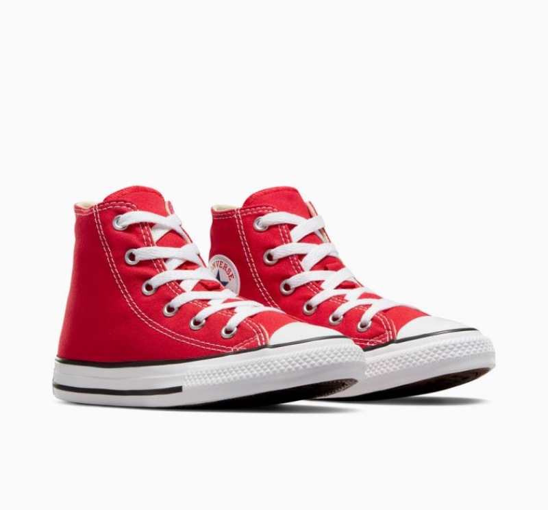 Tenis Converse Chuck Taylor All Star Altos Niños Rojas | COLOMBIA U6594T