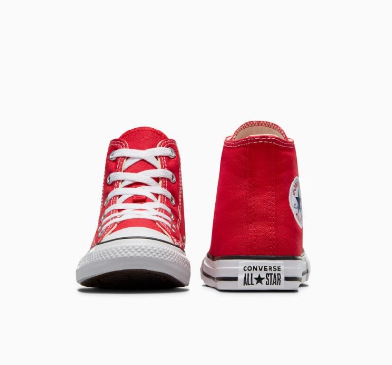 Tenis Converse Chuck Taylor All Star Altos Niños Rojas | COLOMBIA U6594T