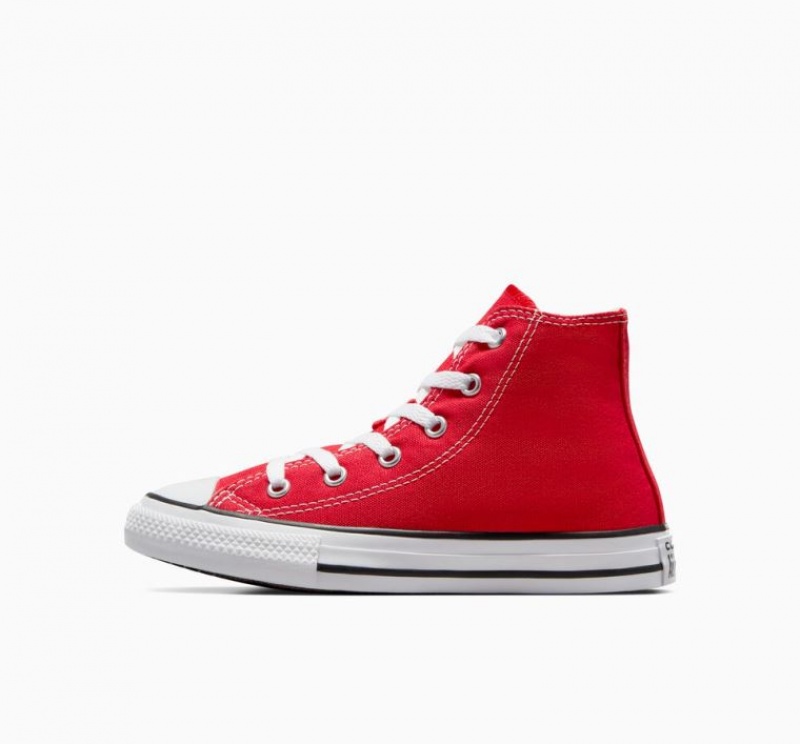 Tenis Converse Chuck Taylor All Star Altos Niños Rojas | COLOMBIA U6594T