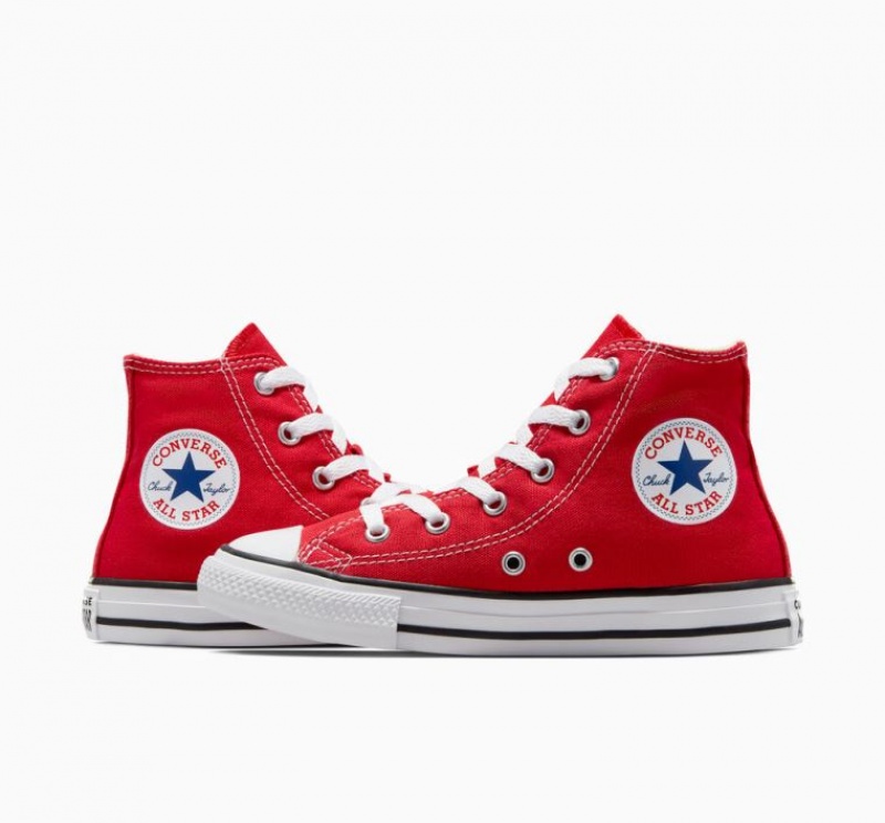 Tenis Converse Chuck Taylor All Star Altos Niños Rojas | COLOMBIA U6594T