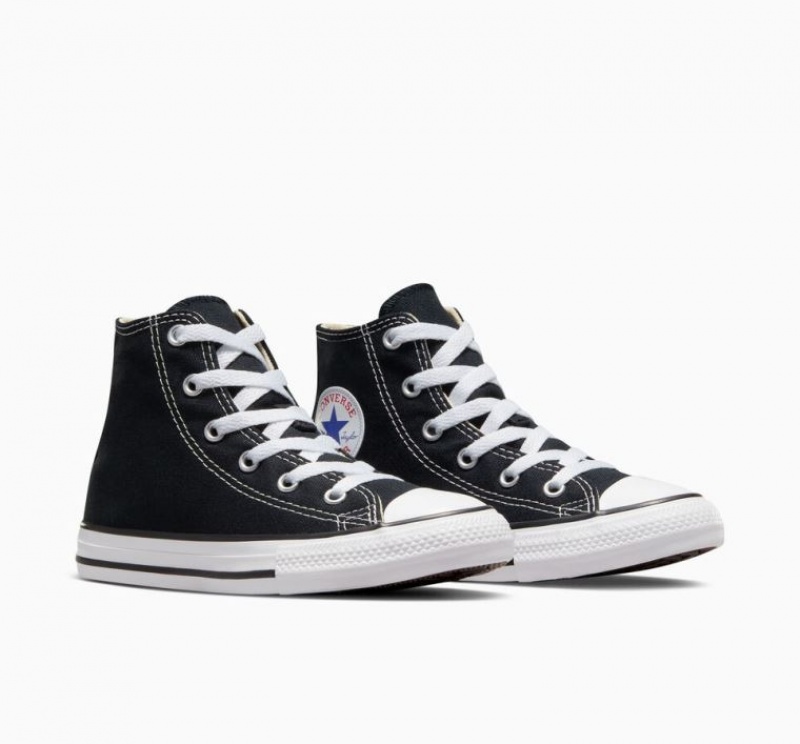 Tenis Converse Chuck Taylor All Star Altos Niños Negras | COLOMBIA C4892F