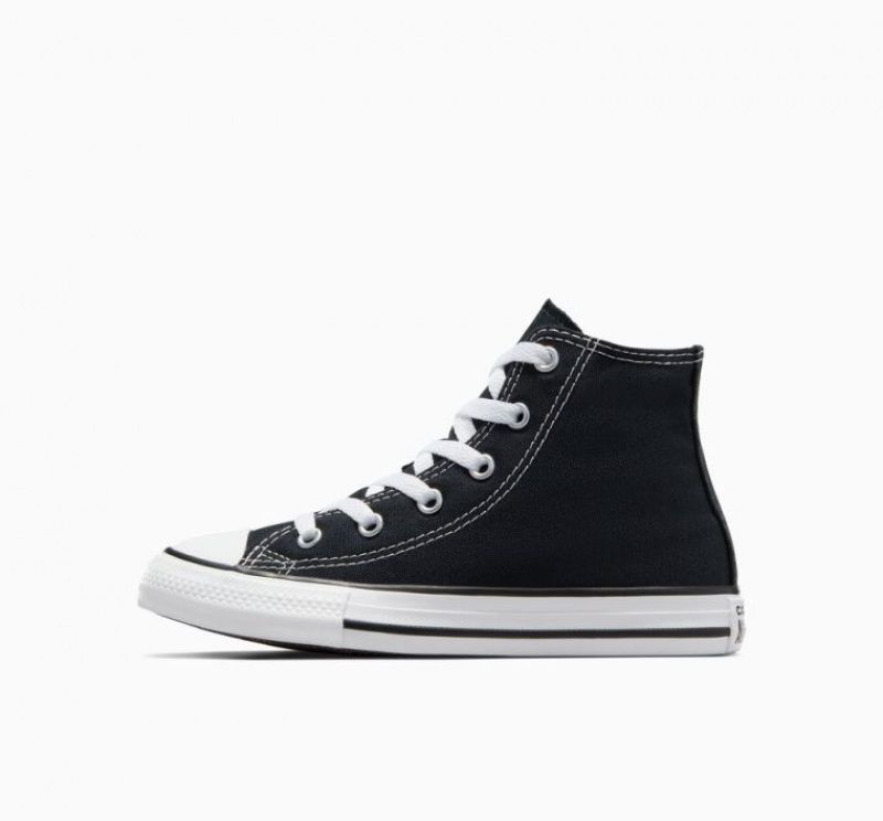 Tenis Converse Chuck Taylor All Star Altos Niños Negras | COLOMBIA C4892F