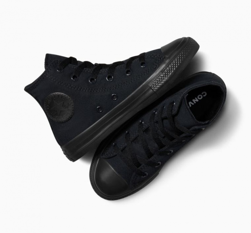 Tenis Converse Chuck Taylor All Star Altos Niños Negras | COLOMBIA J0615Y