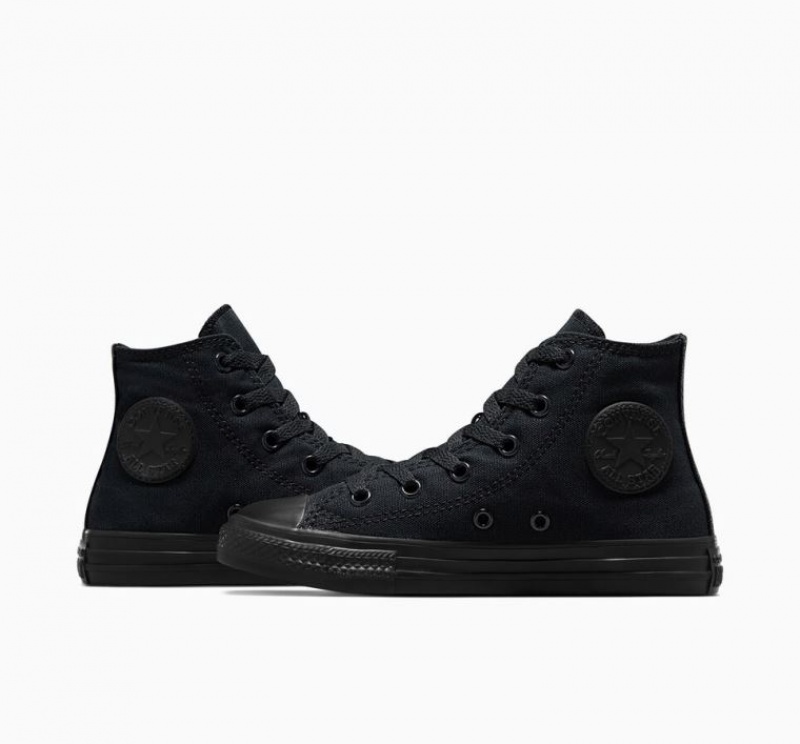 Tenis Converse Chuck Taylor All Star Altos Niños Negras | COLOMBIA J0615Y