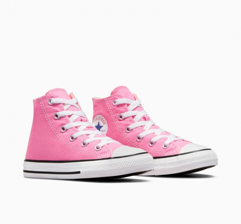 Tenis Converse Chuck Taylor All Star Altos Niños Rosas | COLOMBIA T5078U