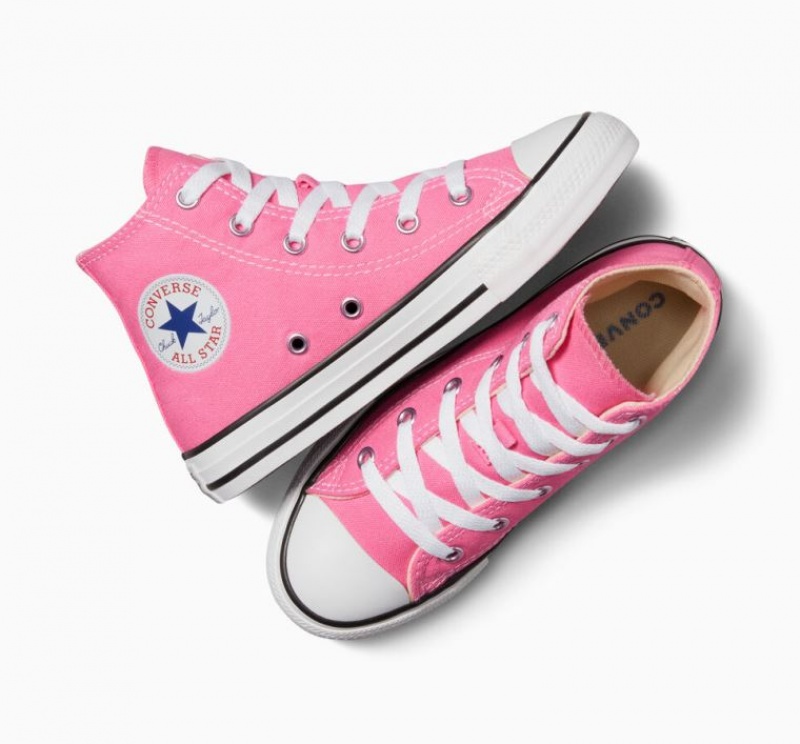 Tenis Converse Chuck Taylor All Star Altos Niños Rosas | COLOMBIA T5078U