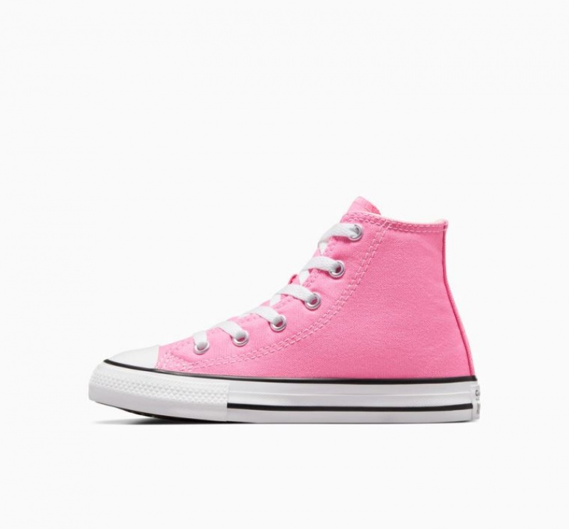 Tenis Converse Chuck Taylor All Star Altos Niños Rosas | COLOMBIA T5078U