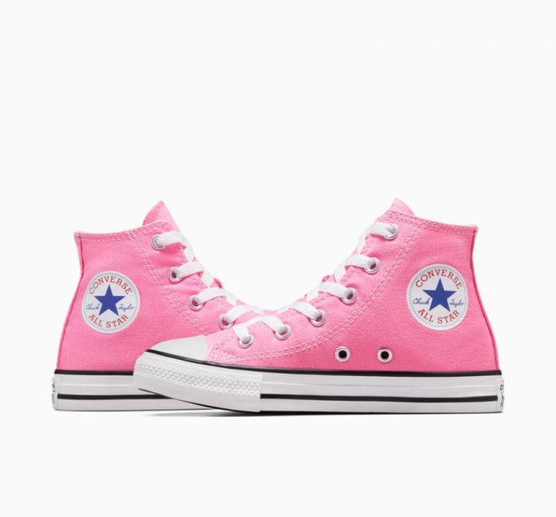 Tenis Converse Chuck Taylor All Star Altos Niños Rosas | COLOMBIA T5078U