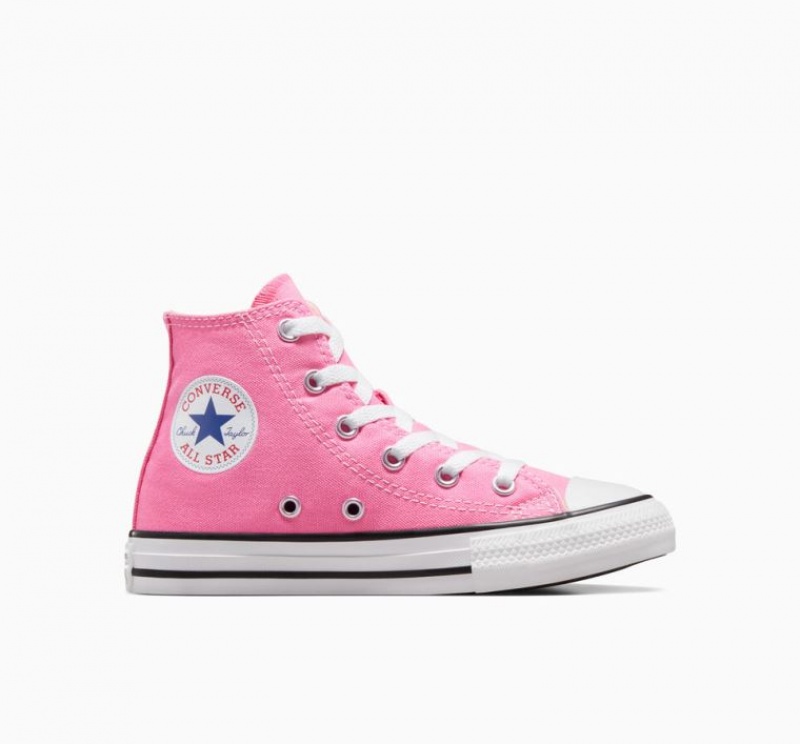 Tenis Converse Chuck Taylor All Star Altos Niños Rosas | COLOMBIA T5078U