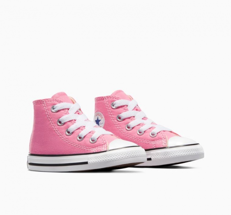 Tenis Converse Chuck Taylor All Star Altos Niños Rosas | COLOMBIA B9472S