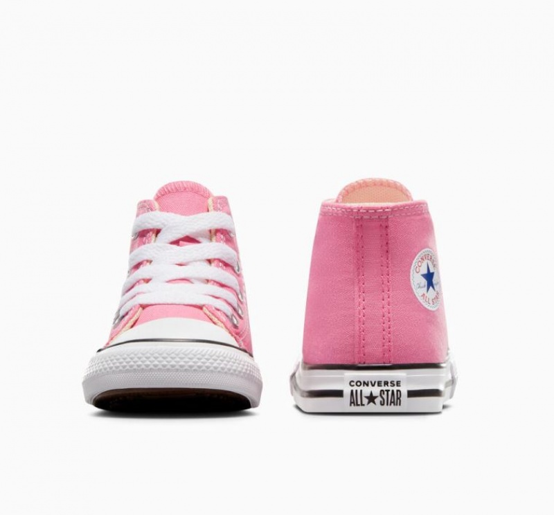 Tenis Converse Chuck Taylor All Star Altos Niños Rosas | COLOMBIA B9472S