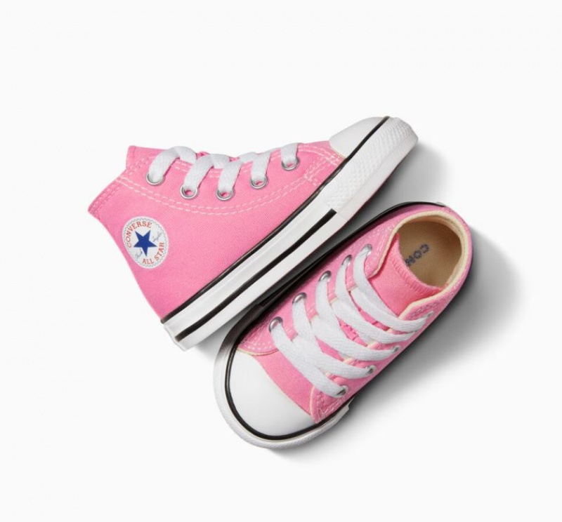 Tenis Converse Chuck Taylor All Star Altos Niños Rosas | COLOMBIA B9472S