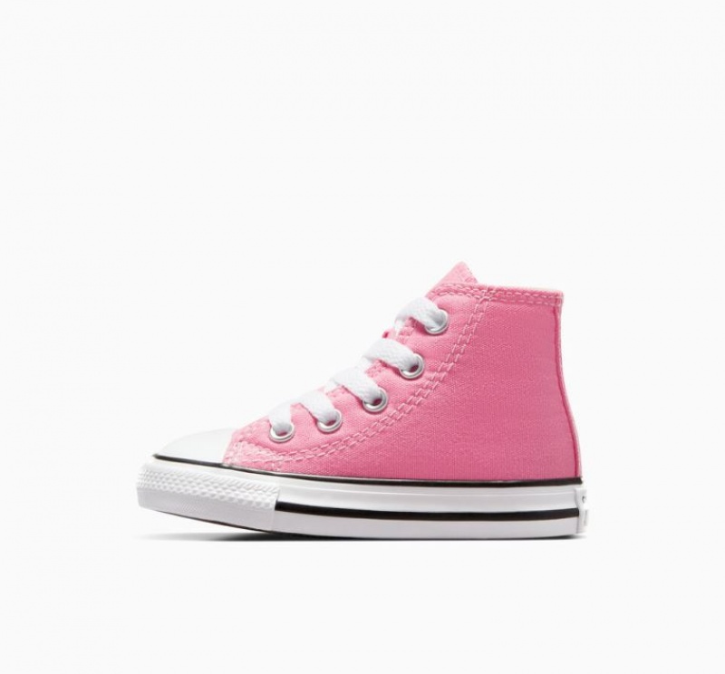 Tenis Converse Chuck Taylor All Star Altos Niños Rosas | COLOMBIA B9472S