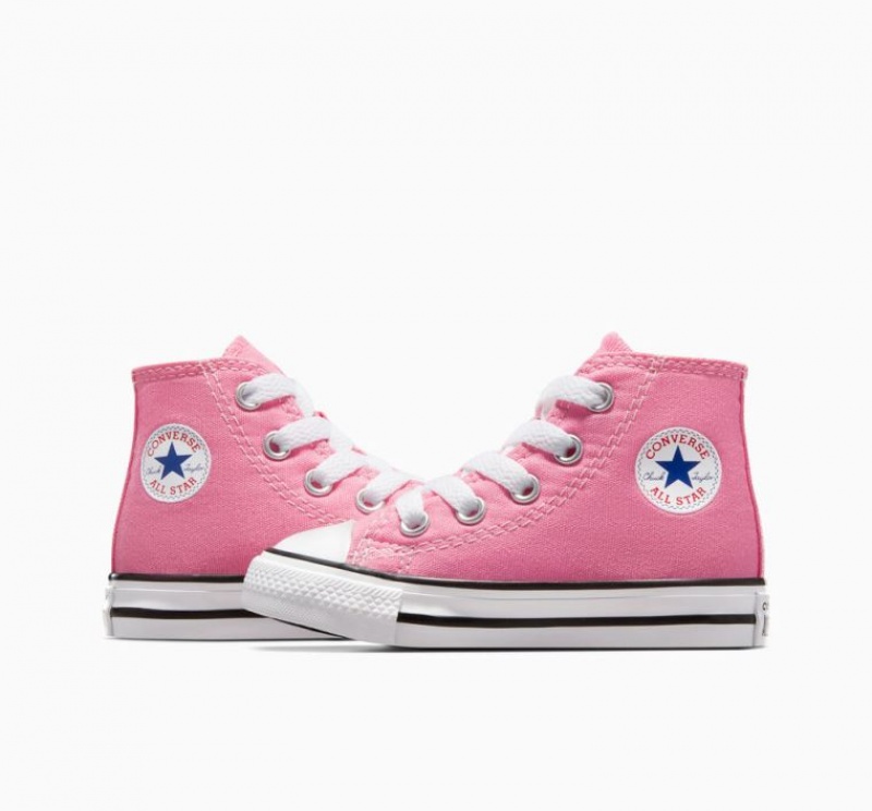 Tenis Converse Chuck Taylor All Star Altos Niños Rosas | COLOMBIA B9472S